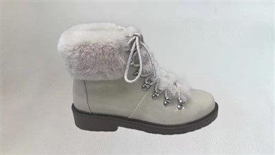 Sou entènèt jwèt Plush Lace Boots