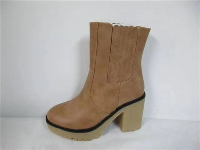 PU Leather High Talon Boots